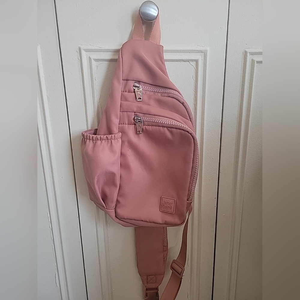 JoyLab Small Pink Travel Backpack Water Bottle Holder